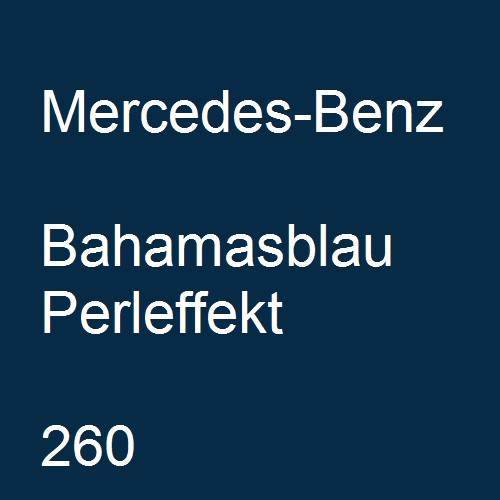 Mercedes-Benz, Bahamasblau Perleffekt, 260.